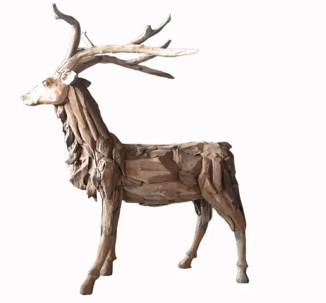 Product image 7 of the product “Standing Deer, the horns can be removed. About 120cm length and 140cm height . ”